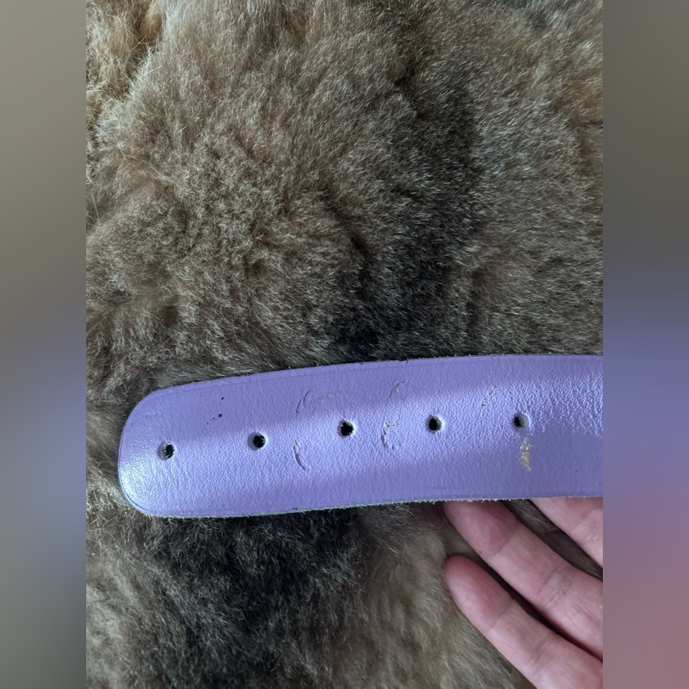 Vintage leather belt - Picture 8 of 14